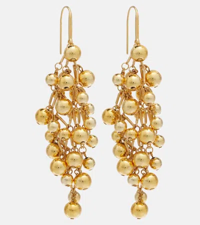 Isabel Marant Tiva Embellished Drop Earrings In Gold