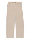 Isabel Marant Tobias Belted Pocket Trousers In Neutral