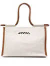 Isabel Marant Toledo Medium Cotton Tote Bag In Neutrals
