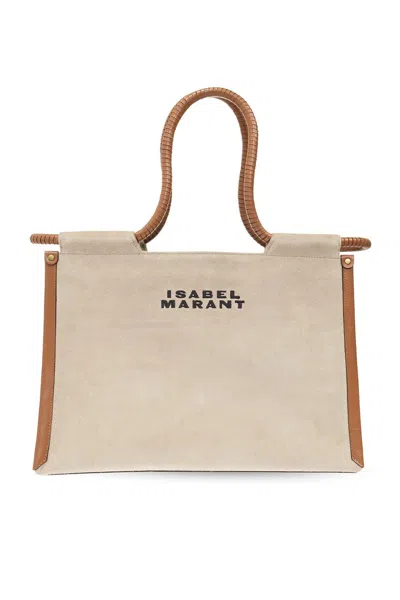 Isabel Marant Suede Toledo Tote Bag In Mixed Colours