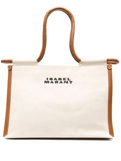 Isabel Marant Toledo Tote Bag In White