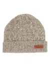 Isabel Marant Tolie Cable-knit Beanie In Gray