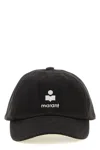 Isabel Marant Black Tomas Textured Cap In Black