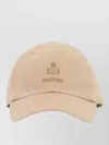 Isabel Marant Tomas Embroidered Baseball Cap Cotton Six Panel In Brown