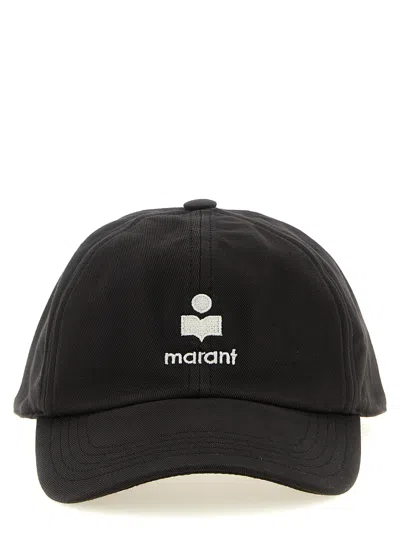 Isabel Marant Tomas Cotton Baseball Hat In Black