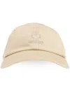 Isabel Marant Tomas Logo Embroidered Baseball Cap In Neutrals