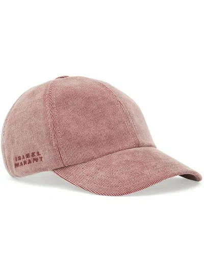 Isabel Marant Tomas Logo-embroidered Baseball Cap In Pink