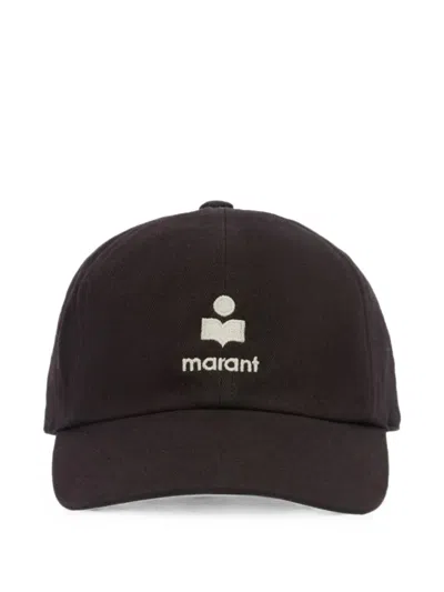 Isabel Marant Tomas Logo-embroidered Baseball Cap In Black