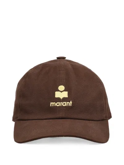 Isabel Marant Tomas Logo-embroidered Baseball Cap In Brown