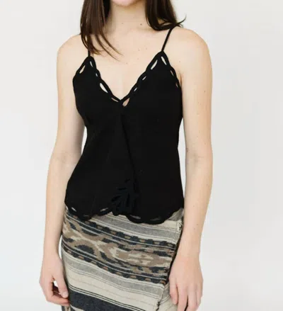 Isabel Marant Tomeki Tank Top In Faded Black