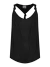 Isabel Marant Knotted Back Racerback Top In Black