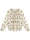 Isabel Marant Syra Blouse In Beige
