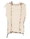 Isabel Marant Cotton Square Neckline Sleeveless Top With Drawstring In Neutral