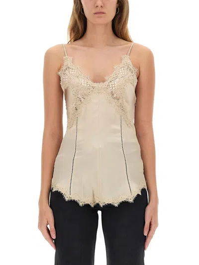 Isabel Marant Top "diandra" In Sand