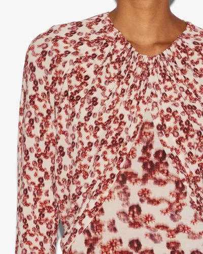 Isabel Marant Gaetane Top In Brown