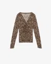 Isabel Marant Top Jenifer In Brown