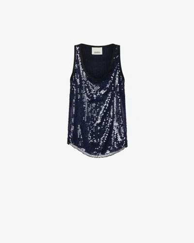 Isabel Marant Renelle Top In Blue