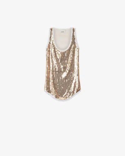 Isabel Marant Top Renelle In Gold