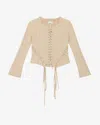 Isabel Marant Top Seatle In Neutral