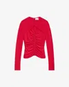 Isabel Marant Top Vandalia In Red