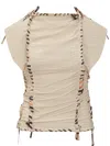 Isabel Marant Top Zohara-gd In Neutral