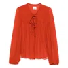 Isabel Marant Marant Ametissa Blouse In Red