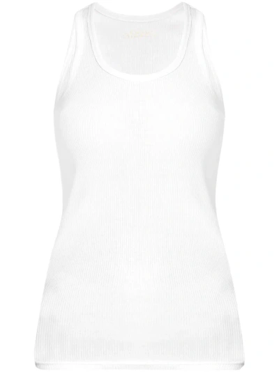 Isabel Marant White Logo-embroidered Tank Top
