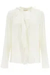 Isabel Marant Beige Utah Ruffle-detail Blouse In White