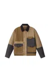 Isabel Marant Patchwork Cotton-blend Jacket In Brown