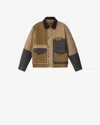 Isabel Marant Patchwork Cotton-blend Jacket In Brown