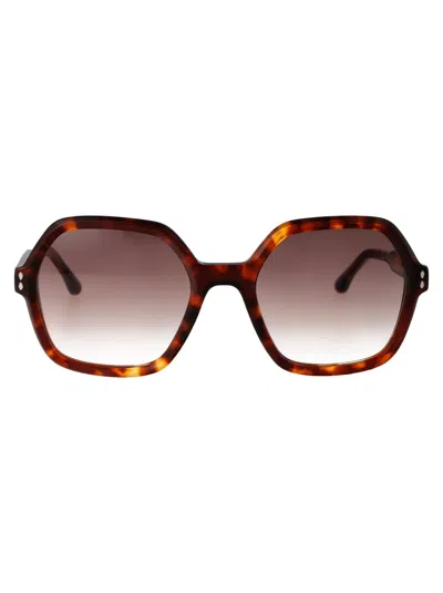 Isabel Marant Tortoiseshell Acetate Sunglasses In Brown