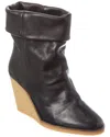 Isabel Marant Mealie Leather Boot In Black
