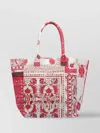 Isabel Marant Patterned Small Tote Bag With 2 Handles