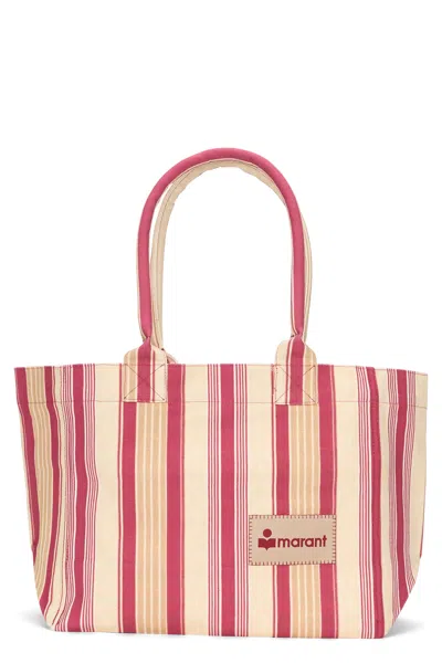 Isabel Marant Tote Bag Logo Patch In Multicolor