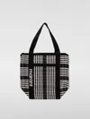 Isabel Marant Women Darwen Shoulder Bag With Striped Motif In Black