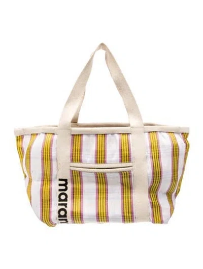 Pre-owned Isabel Marant Tote In Neutrals/yellow