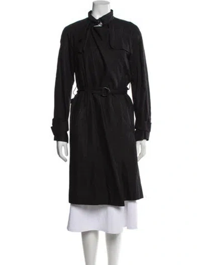 Pre-owned Isabel Marant Trench Coat In Black