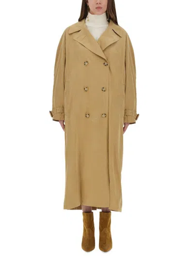 Isabel Marant Trench "elea" In Neutral