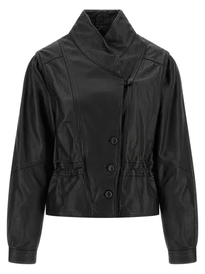 Isabel Marant Tressy Puffer Jackets Black