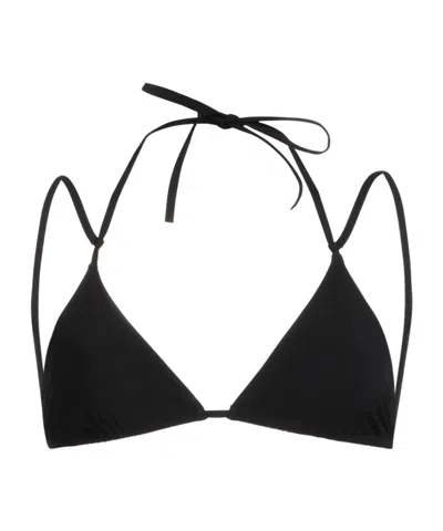 Isabel Marant Triangle Bikini Top In Black