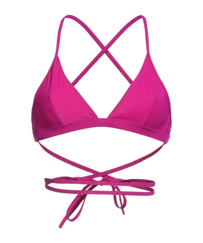 Isabel Marant Triangle Bikini Top In Pink