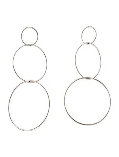 Pre-owned Isabel Marant Triple Tiered Hoop Earrings In Multi