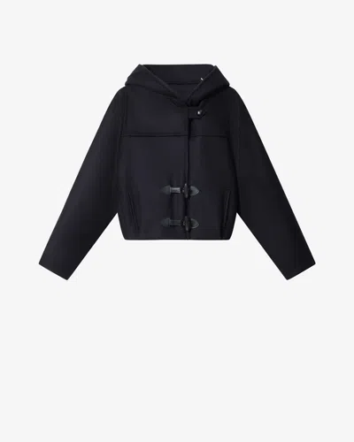 Isabel Marant Trixie Coat In Dark Navy