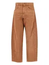 Isabel Marant Straight Trousers Featuring Pockets In Brown