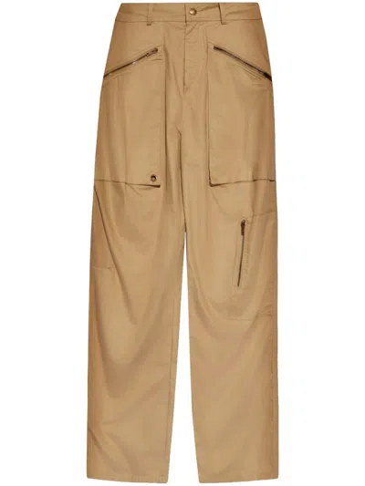 Isabel Marant Cargo Pant With Classic Utility Style In Brown