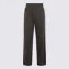 Isabel Marant Grey Wool Lisetta Gz Pants In Brown