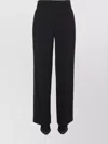 Isabel Marant Trousers With Belt Loops And Satin Trim In Black