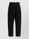 Isabel Marant Trousers With Pleated Design And Pockets In Black