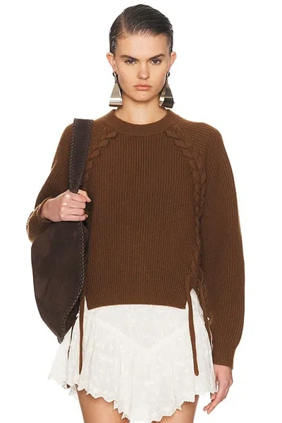 Isabel Marant Tulliam Sweater In Brown