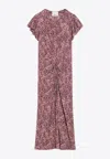 Isabel Marant Tullya Printed Midi Dress